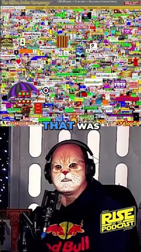 Million Dollar Homepage: A Pixel for a Dollar #shorts