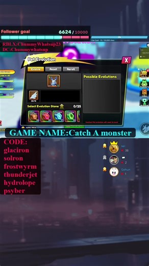 Evolve S Hydribbit to Hydrolope in Roblox