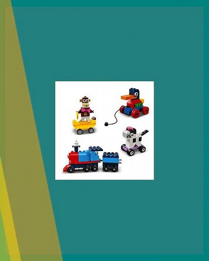 LEGO Classic Bricks&Wheels 11014 Kids' Building Kit (653 Pcs),Multicolor