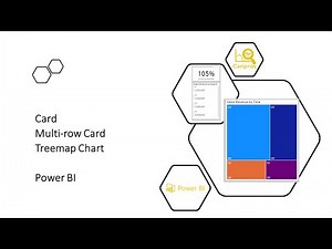 3 Most Commonly Used Visualization Features in Power BI: Card, Multirow Card and Treemap Chart