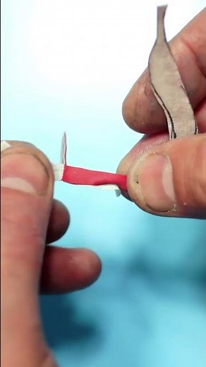 Making wiggle tails for fishing lures or fly tying