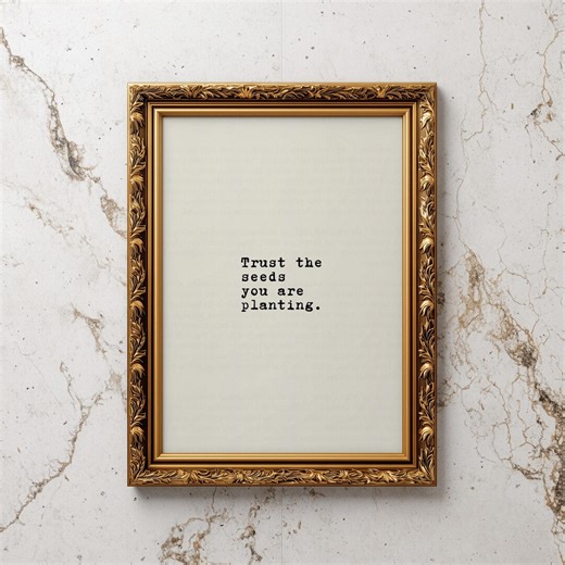 Typewriter Quote Print, Vintage Motivational Quote Art, Custom Inspirational Wall Decor for Your Space - Etsy