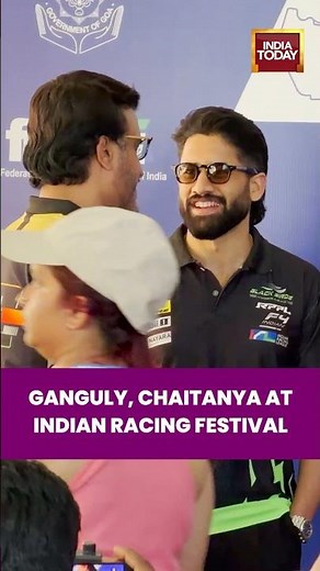 Sourav Ganguly and Naga Chaitanya Attend Indian Racing Festival in Goa
