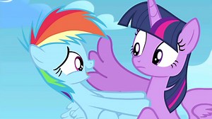 Twilight Sparkle And Young Rainbow Dash
