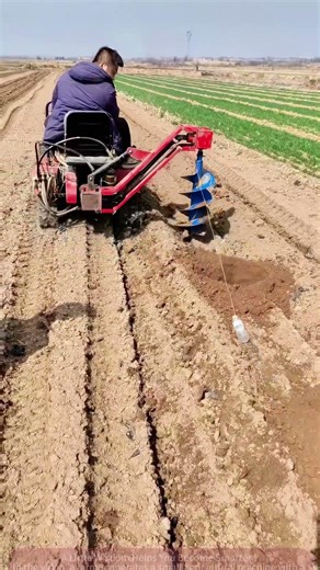 Farmland's Hole - Digging Magic Tool! Small Tractor Easily Digs Neat Tree Holes