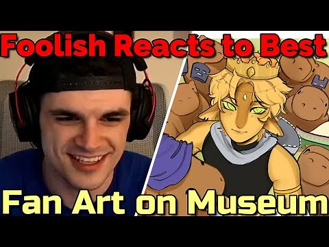 Foolish Reacts to THE BEST fan Art yet on QSMP Minecraft