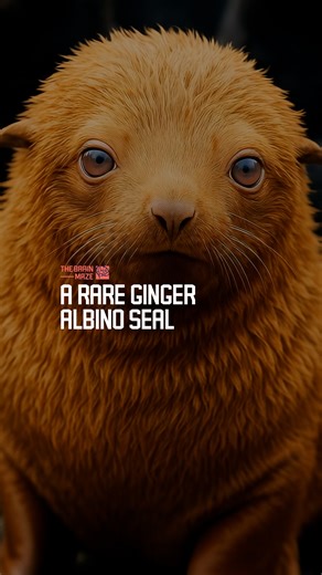 87K views · 3.2K reactions | A rare Ginger Albino Seal - A ginger albino seal pup — one of nature’s rarest sights — born in Russia’s Sea of Okhotsk, where such a genetic anomaly occurs only once in 100,000 births. | The Brain Maze | Facebook