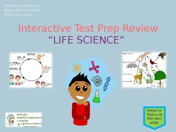 Science Test Preparation Life Science Interactive Review