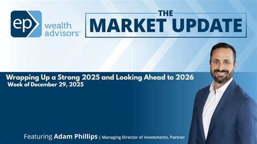 The Market Update with EP Wealth Advisors Managing Director of Investments, Adam N. Phillips, CFA, CAIA, CFP® 2025 delivered strong returns across both stocks and bonds, reinforcing the importance of diversification and discipline. This Market Update reviews the forces that shaped markets this year and outlines the key themes influencing expectations for 2026, including elevated valuations, earnings growth, interest rates, Federal Reserve leadership, and election-year volatility. A steady, long-