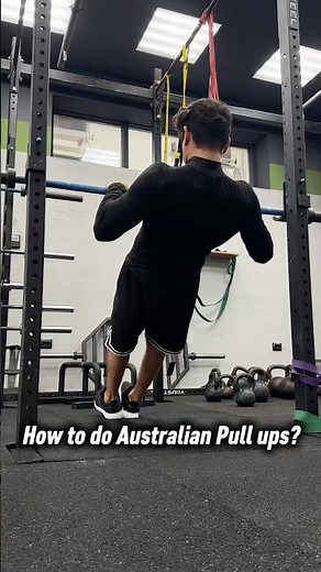 How to do Australian Pull-Up? #workout #calisthenics #fitness #bodyweighttraining #homeworkout