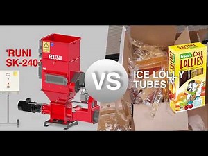DEWATERING SCREW COMPACTOR | Removing liquid from FULL ICY POLE TUBES! and COMPACTING! (RUNI SK 240)