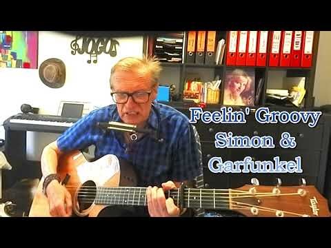 Simon & Garfunkel (c) 1966 "Feelin' Groovy" - Unplugged Extended Rendition w/ Harp & Acoustic Guitar