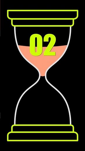 2s Sand Timer (No Music) | Minimalist Hourglass Countdown #Shorts