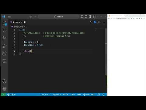 PHP while loops explained