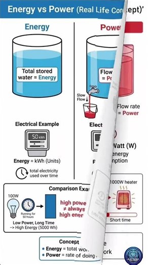Bahut log Energy aur Power ko same samajhte hain, #trending #shorts #electronic #explore #viral