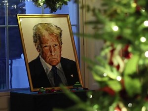 With Lego Trump: Christmas spirit in the White House