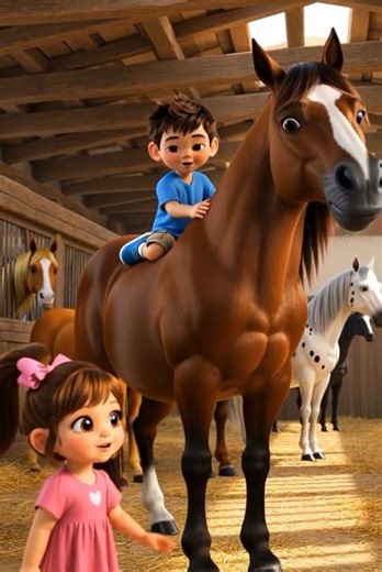 #horseحصان #follow #goviral #cartoon #بنىbrown