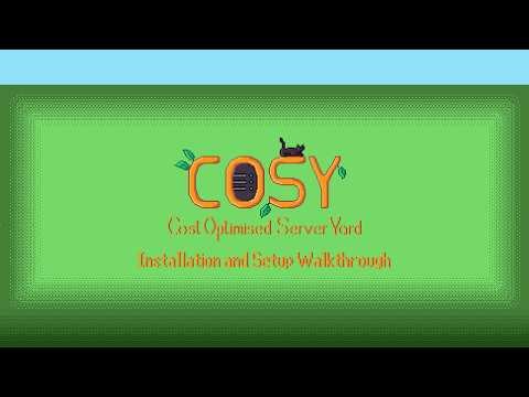 COSY Game Server Self Hosting - How to Setup and Application Walkthrough