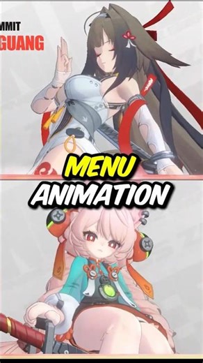 ZZZ Ye Shunguang and Zhao Menu animation showcase