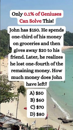 Only 0.01% Can Solve This Real-Life Money Riddle! Can You? #riddlemastery #riddlemathworld #hopoe