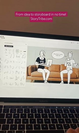 Transform ideas into powerful visuals with our free storyboard app! ✨#storytribe #storytribeapp