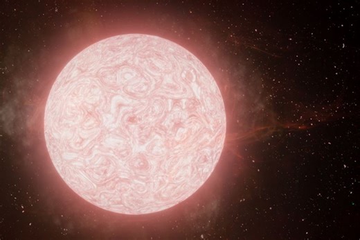 Astronomers capture violent death of red supergiant star for the first time