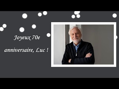 Modèle de diaporama "70e anniversaire"