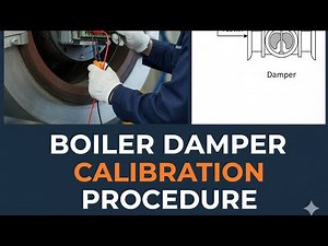 BOILER FD FAN DAMPER ACTUATOR OPENING CLOSING Calibration 4-20 mA Signal