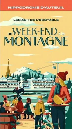 Direction l’Hippodrome d’Auteuil pour un week-end à la montagne lors les 48H de l'Obstacle