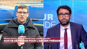 Nicolas #Sarkozy a quitté sa cellule de la prison de la Santé après l'acceptation de sa demande de remise en liberté. Les précisions de notre journaliste sur place ⤵️ | FRANCE 24