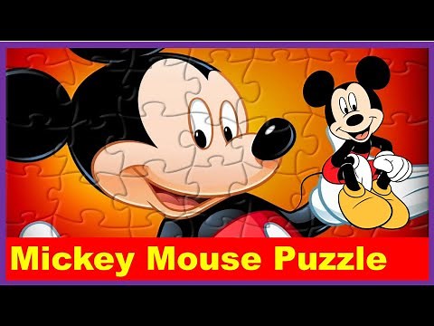 Mickey Mouse Puzzle | Mickey Mouse jigsaw Puzzle