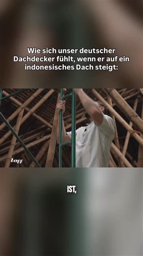 Wir lieben Davids Antwort: „gut!“ 🤣 das ist die indonesische Gelassenheit, die wir bei der Umsetzung vom größten Recyclingdorf der Welt brauchen 🤌 🎥 taff Staffel 2 von 2024 ngo | spaß | dachdecker | gerüst | unsicher | Project Wings