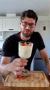 Rhubarb Fool, a delicious British summer dessert and a great way to use up all of your homegrown rhubarb! #rhubarbfool #rhubarbdessert #dessert #recipe #cooking #food #recipes | Pinch of Mint