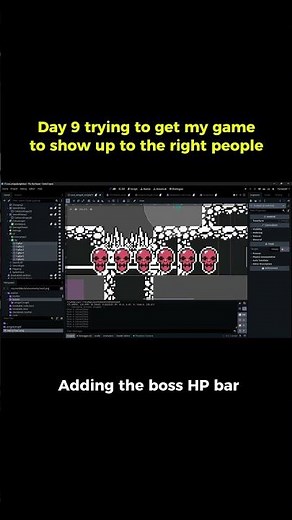 Day 9 Breakdown - Building the Perfect Boss UI #godot #gamedev #shorts