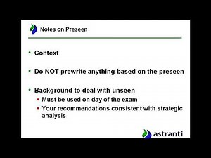 CIMA SCS November 2018 - Novak - Pre-seen analysis