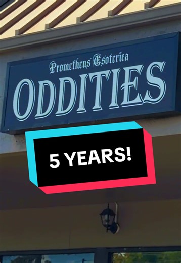 Huge congratulations to our favorite gothic & spooky shop 🖤 @Prometheus Esotérica is celebrating their 5 YEAR anniversary with a special in-store overlay and it’s absolutely worth checking out. Stop by Wednesday through Sunday. Keep an eye out for their upcoming oddities & curiosities market we will surely be there, and trust us… the coffee alone is reason enough to go as we exclusively buy ours from here now ☕🖤 #SupportLocal #SpookyVibes #GothicAesthetic #SmallBusinessLove #OdditiesAndCuriosi