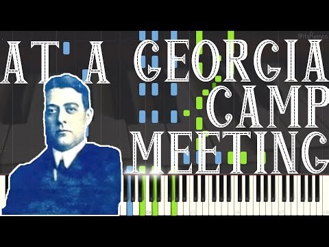 Kerry Mills - At A Georgia Camp Meeting 1897 (Ragtime Cakewalk Piano Synthesia)