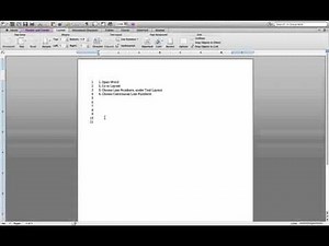 Continuous Line Numbers