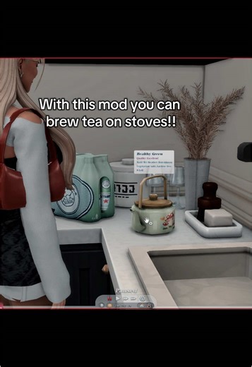 Brew Tea on Stoves in The Sims 4 Mod