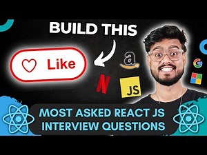 React JS Interview Questions ( Like Button - GreatFrontEnd ) - Frontend Coding Interview Experience