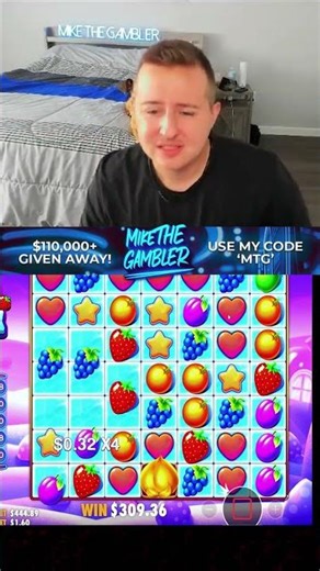 I Went ALL IN and Won $800 on Fruit Party! #stake #stakeorignals