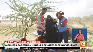 5.8K views · 183 reactions | A Day With Aid Workers: Humanitarian workers in Dadaab camps share their experiences Duties include recording information about refugees Workers carefully handle refugees fleeing violence Workers say they stay long without meeting their families #SundayLive Jeff Koinange Victoria Rubadiri | Citizen TV Kenya | Facebook