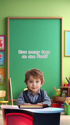 How many toes on one foot? #kingenglishkids #kingenglishkidsapp | King English Kids