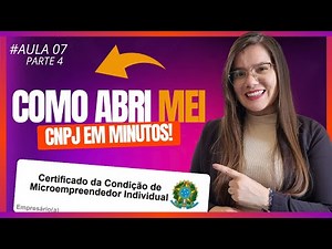 Como abrir um MEI | Passo a passo RÁPIDO e FÁCIL!