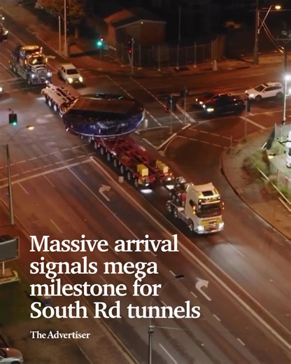A key piece of infrastructure that will be critical in the $15.4bn South Rd tunnel project has landed in Adelaide. 📌 SEE THE DETAILS: https://bit.ly/3Jh5jec | The Advertiser