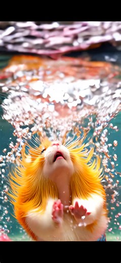 マーメイドとハムスターのAIエフェクト探索