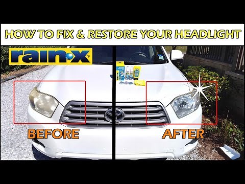 How To Easily Fix & Restore Your Headlight w Rain-X Headlight Restoration Kit