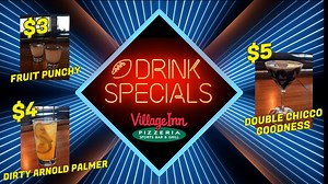 New Drink Specials this week! | The Village Inn Pizzeria Sports Bar and Grill | Facebook