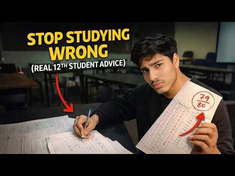 Stop Studying Wrong for Boards (Real 12th Student Advice)