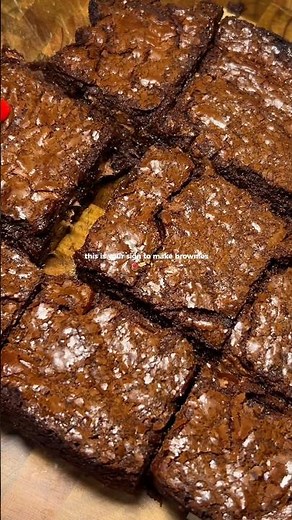 Brown butter milk chocolate brownies to be exact😏 #cooking #mycooking #brownies
